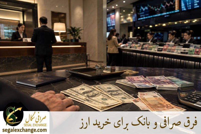 انتخاب بین بانک و صرافی برای خرید ارز