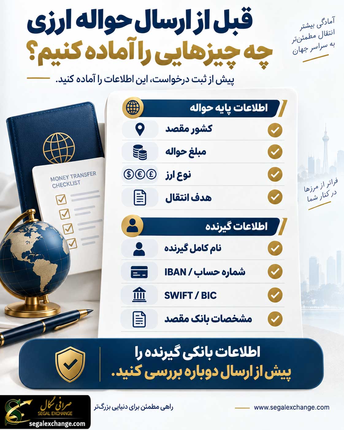 ارسال حواله ارزی